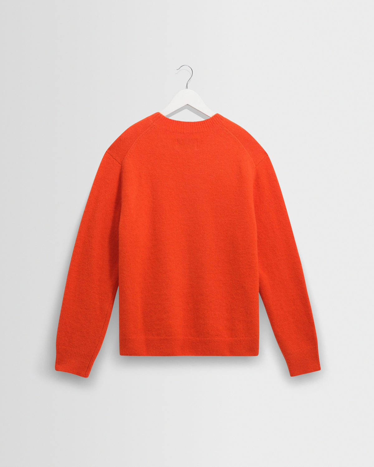 Wilde - Orange Fluffy Wool Crewneck