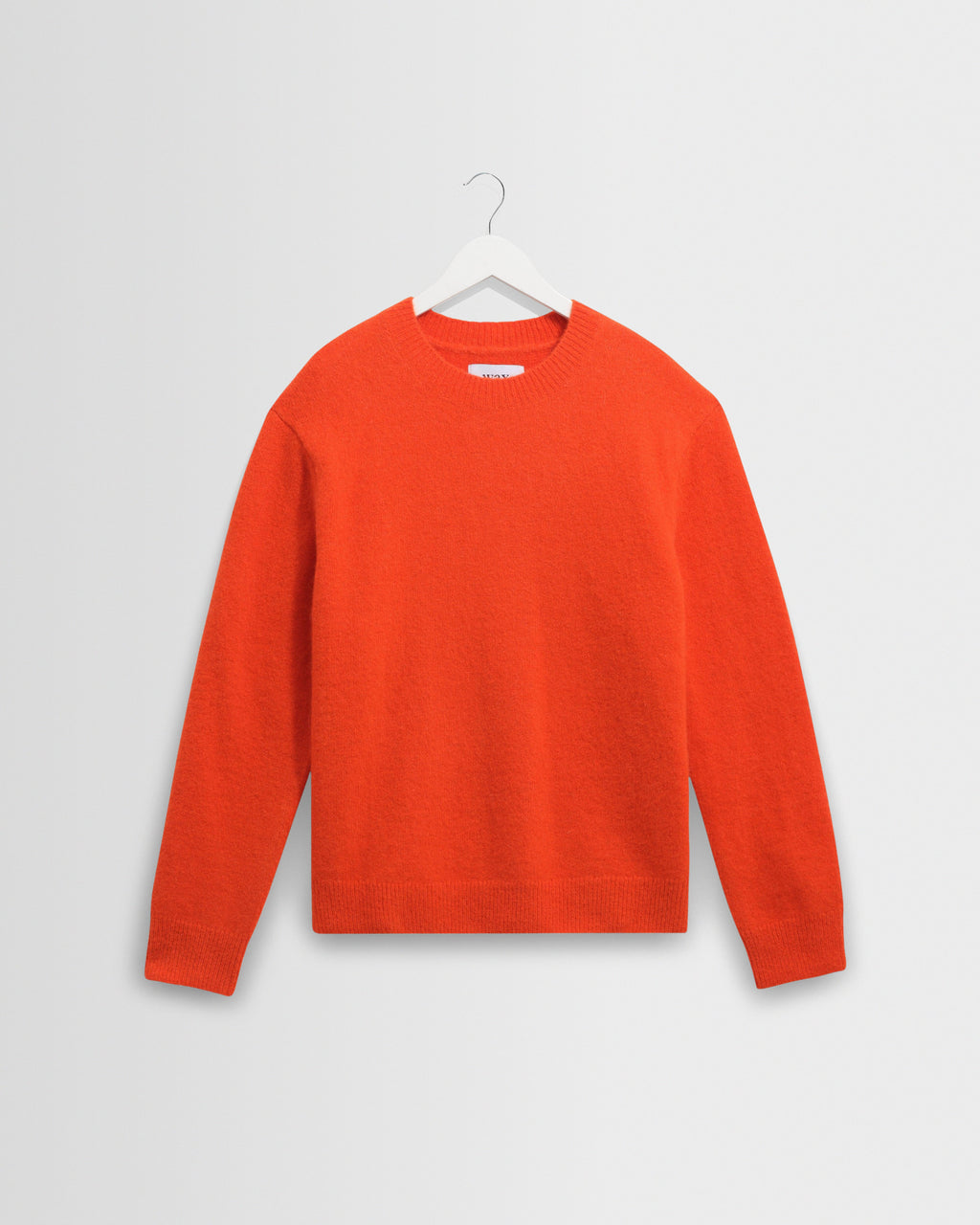 Wilde - Orange Fluffy Wool Crewneck